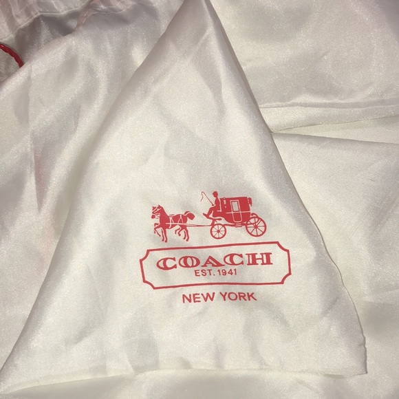 Coach Bucket Avery Drawstring Mandarin with Blue Leather Cross Body Bag - Picture 15 of 16